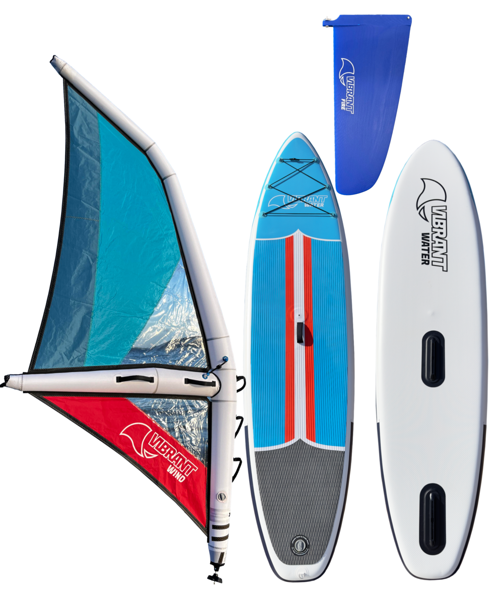 VIBRANT SURF - WindSUP pakke m/oppblåsbart seil, 15" senterfinne
