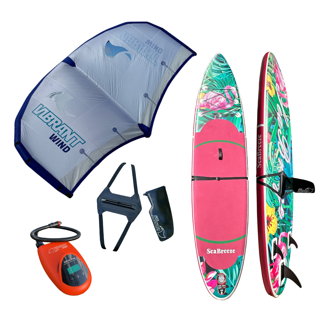 VIBRANT SURF - WingSUP package w/sail wing, 15" center fin