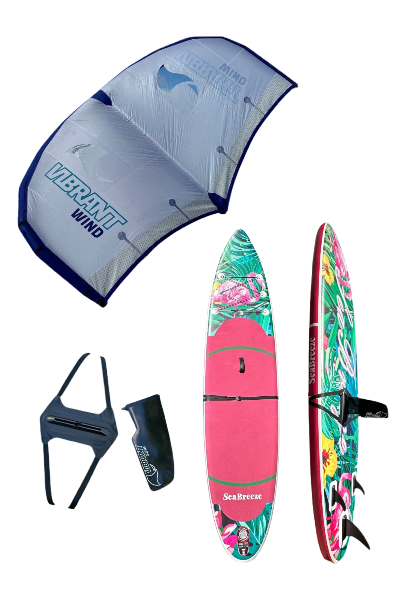 VIBRANT SURF - WingSUP package w/sail wing, 15" center fin