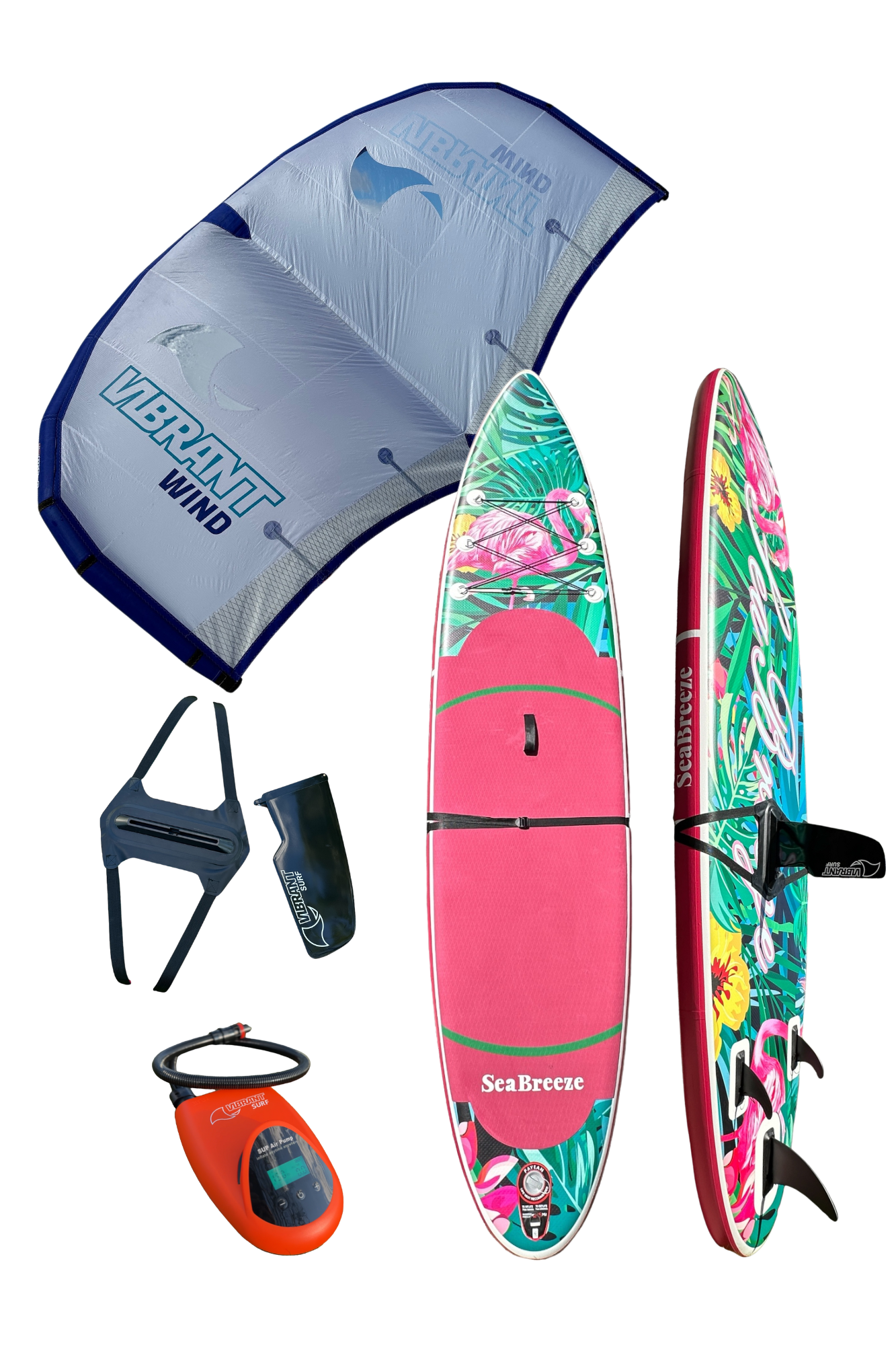 VIBRANT SURF - WingSUP package w/sail wing, 15" center fin