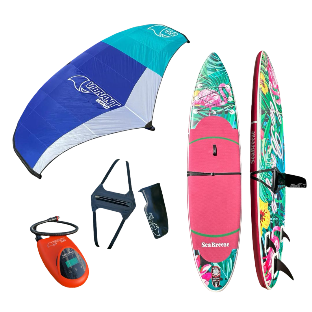 VIBRANT SURF - WingSUP package w/sail wing, 15" center fin