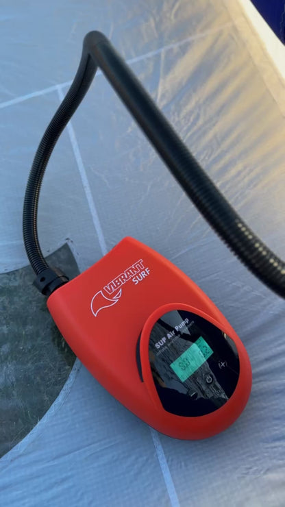 Video av oransje oppladbar SUP pumpe Vibrant Surf